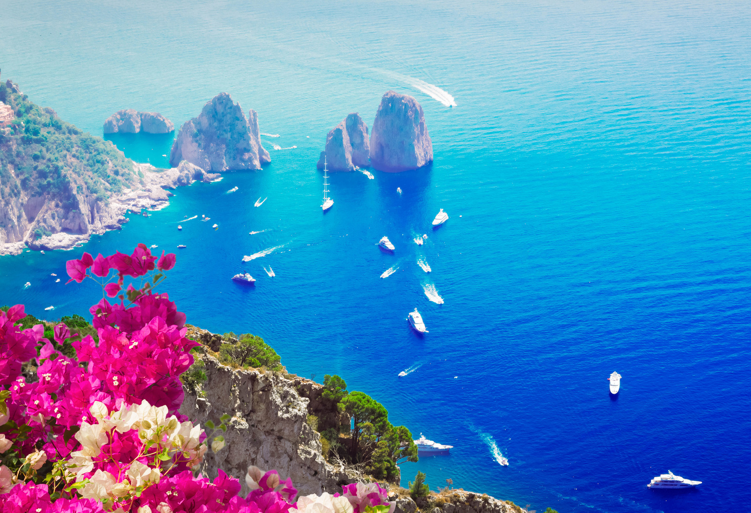 Capri Island in Italy