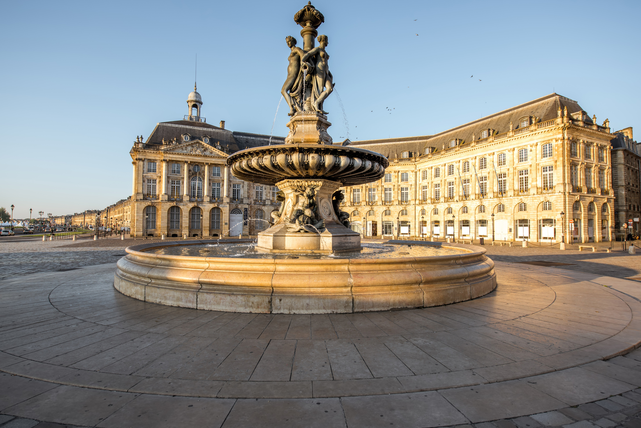 Bordeaux City in France