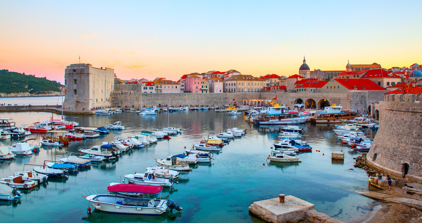 Old port in Dubrovnik