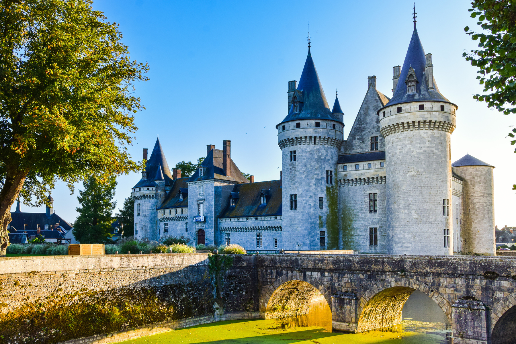 Sully-sur-Loire castle, France.