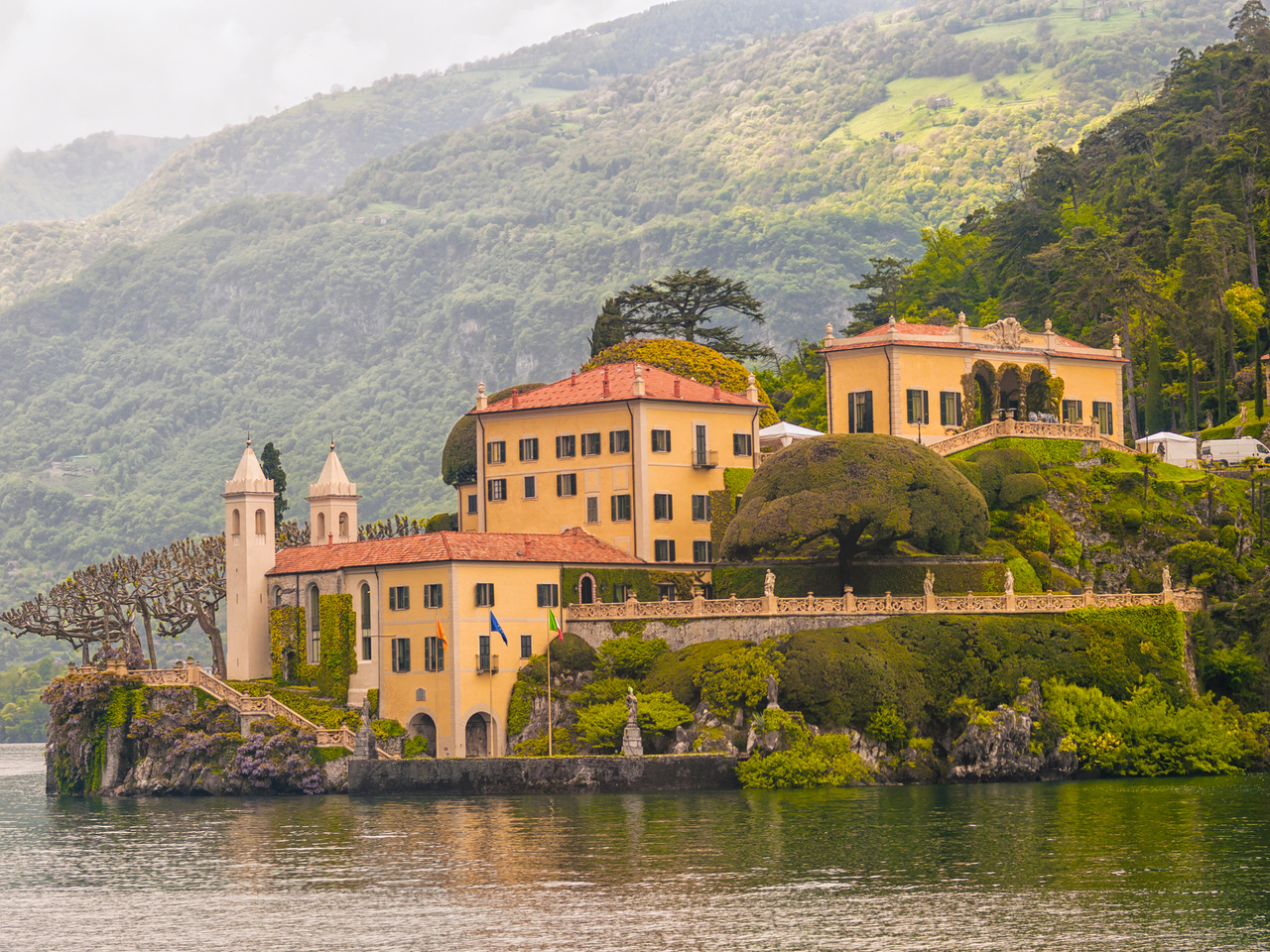 Villa at lake Como