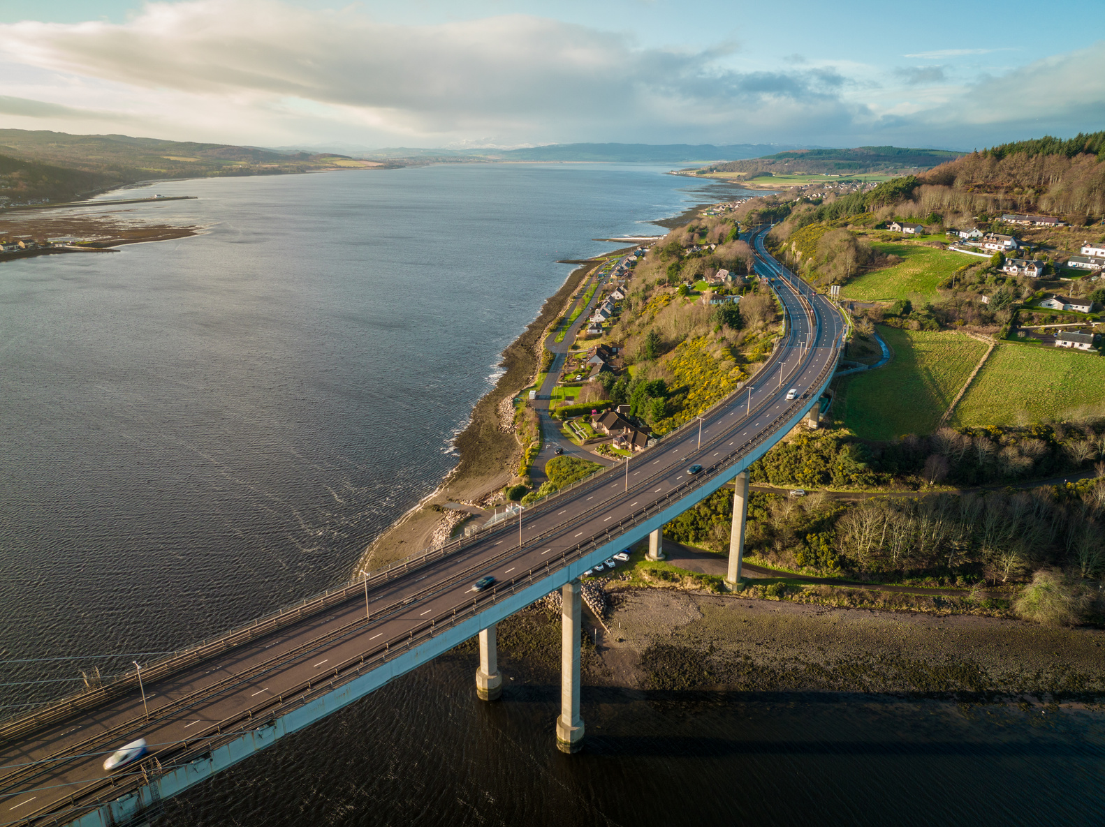 Bridge Spanning From North Kessock to Inverness Over the Beauly Firth Inverness