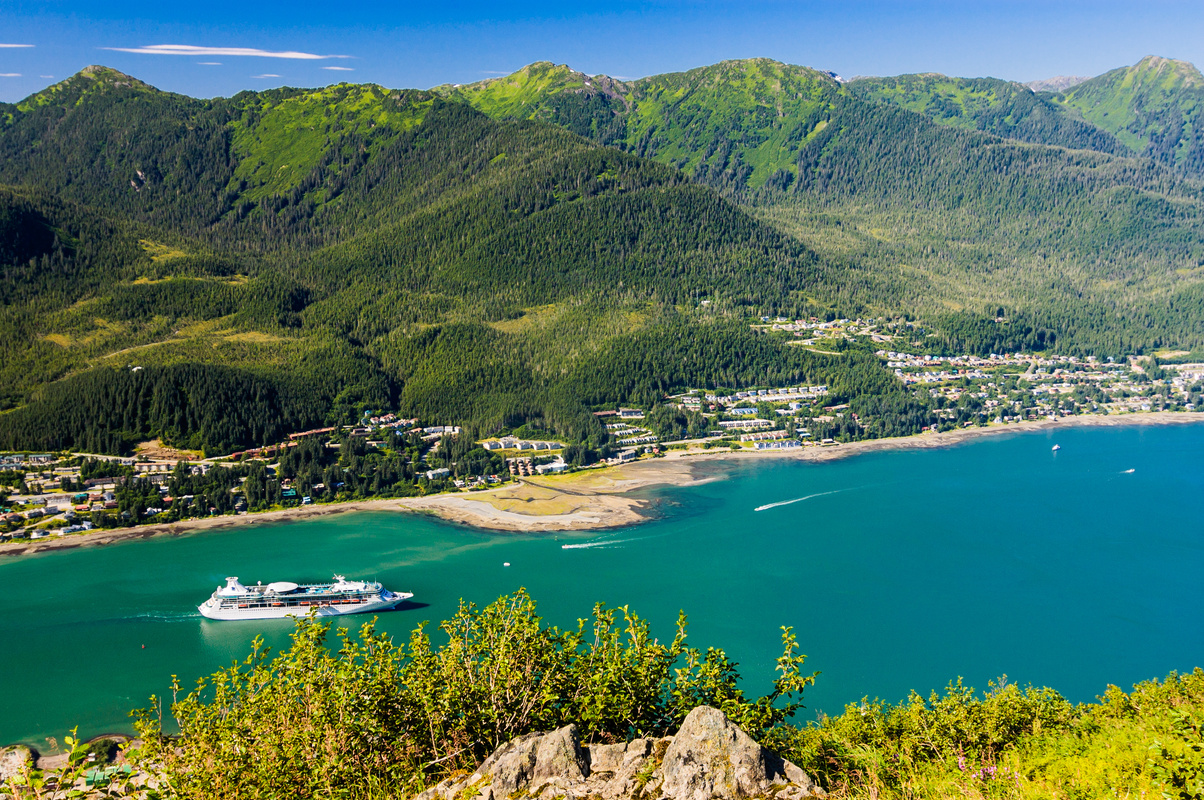 Entering Juneau Harbor