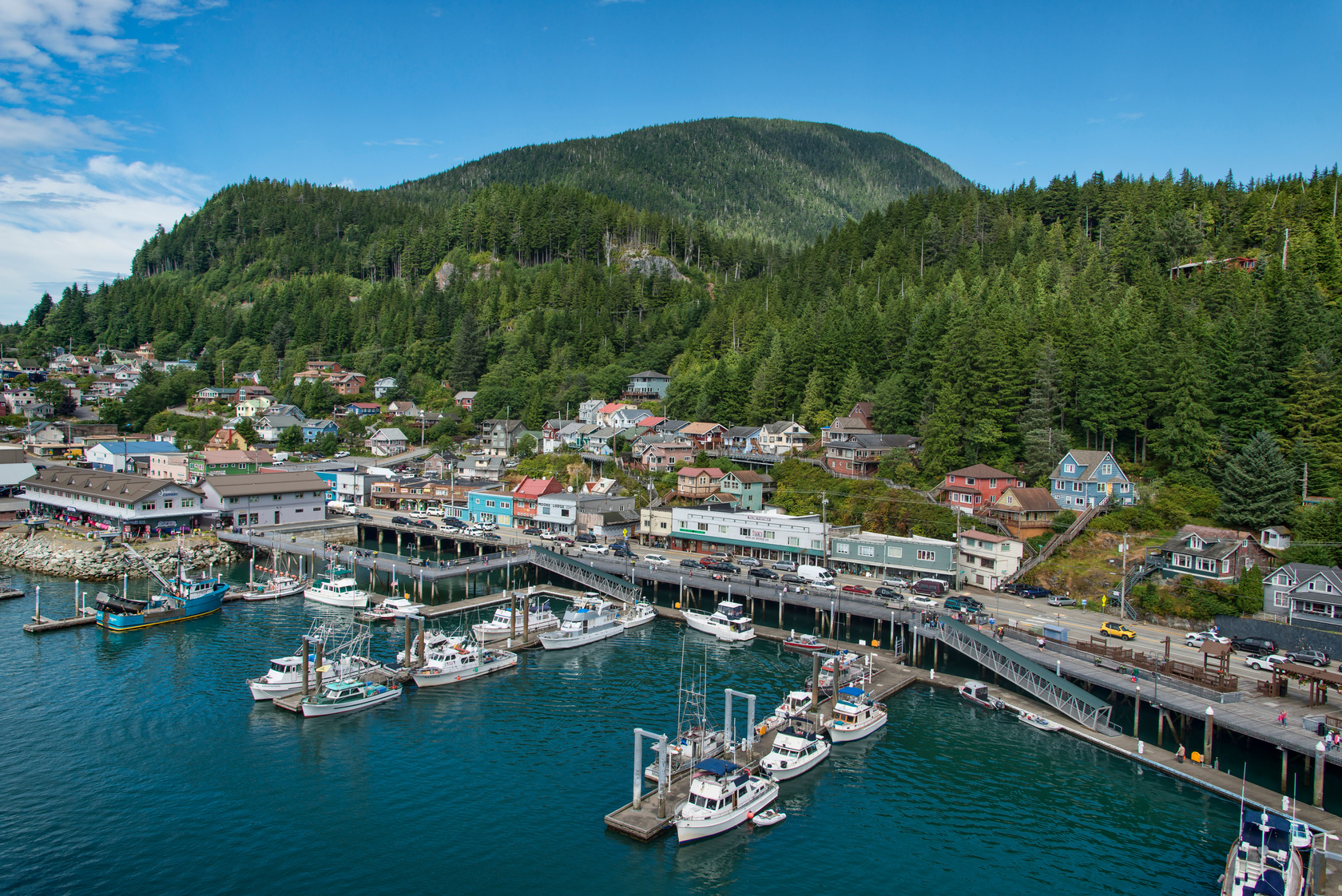 View of Ketchikan, ,Alaska