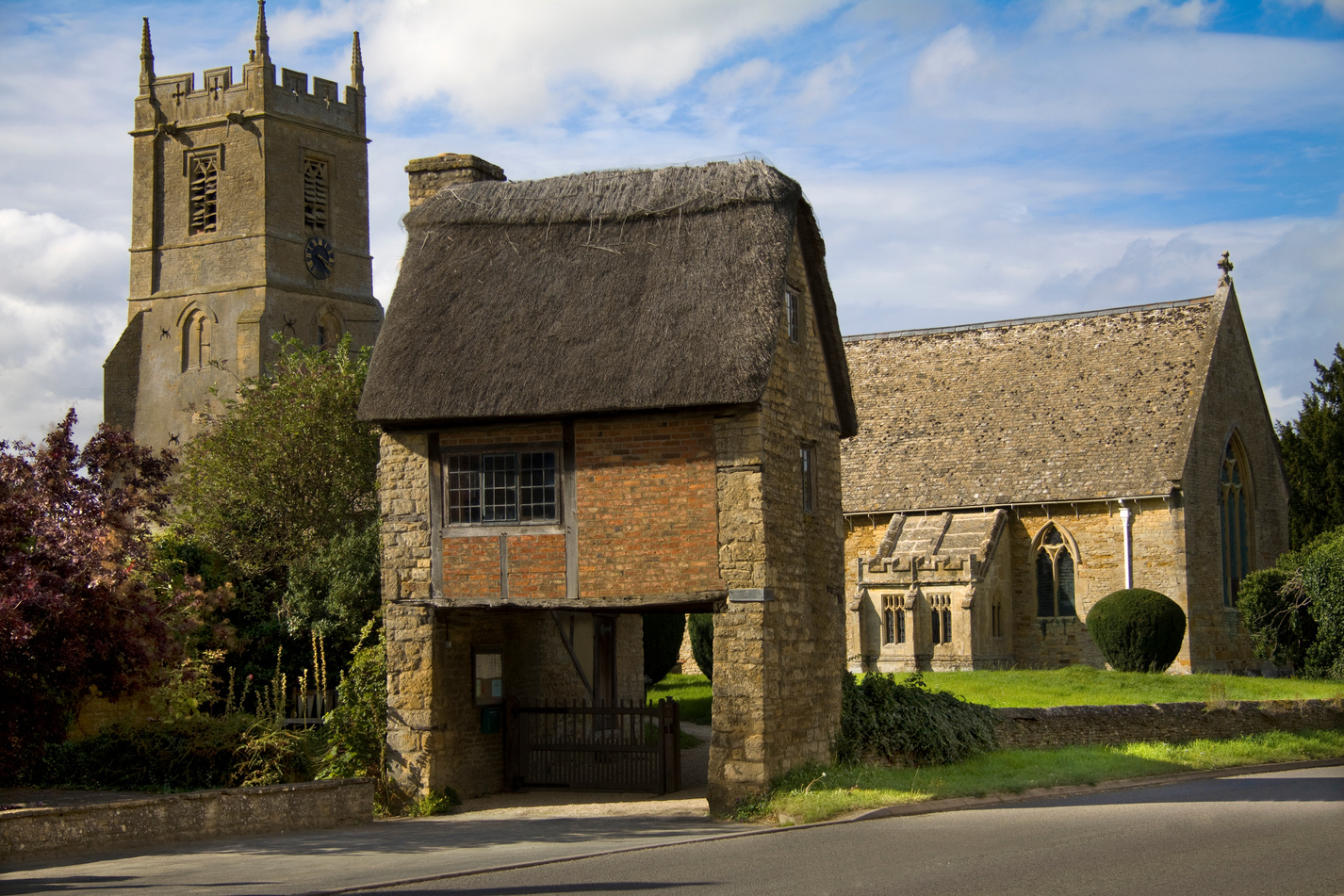 Picturesque Costwold Church, Long Compton