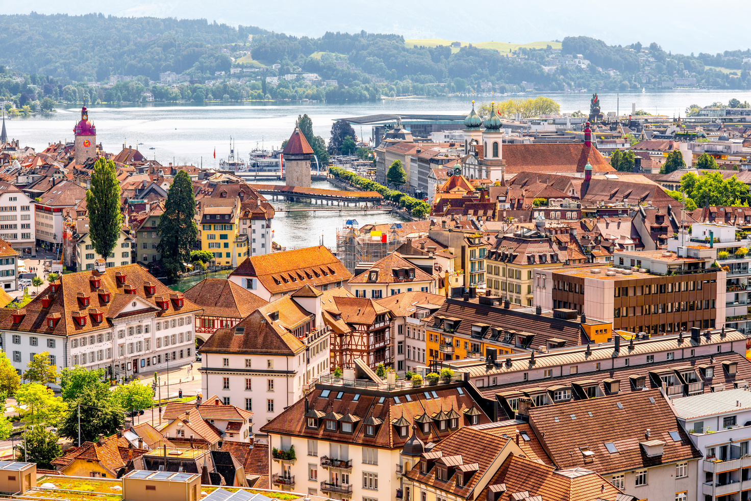 Lucerne city in Switzerland