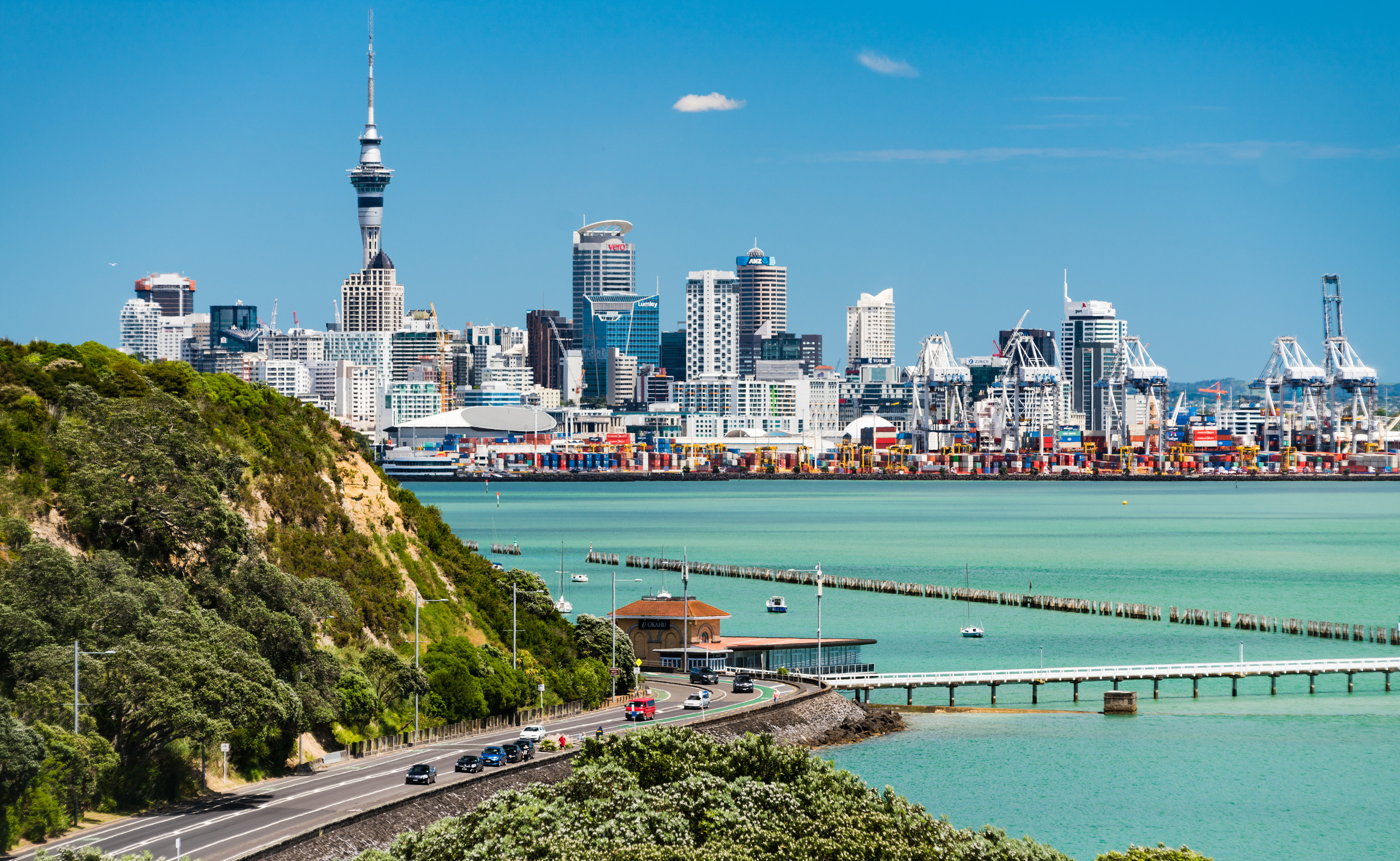 Auckland Skyline.