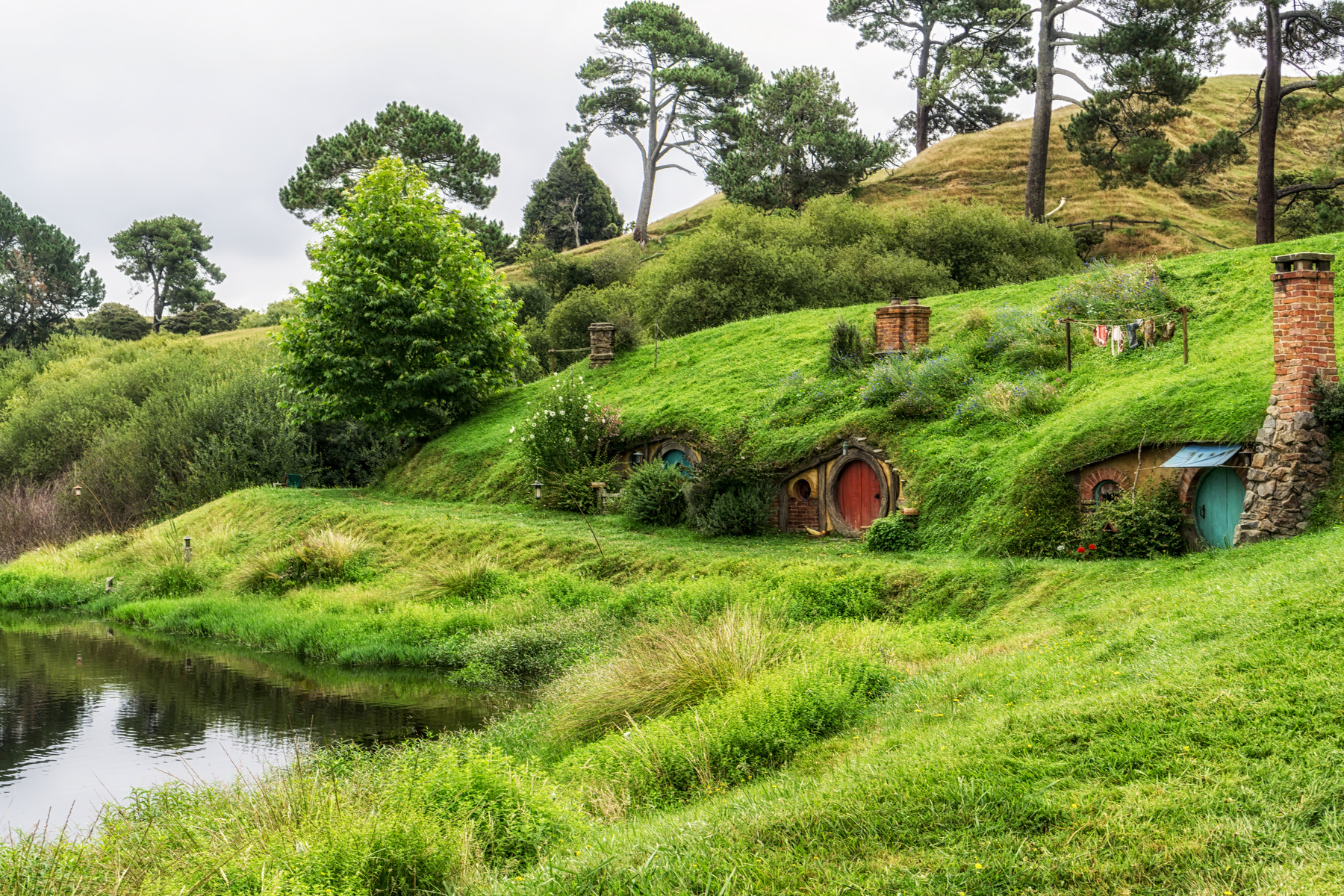 Hobbiton Movie Set