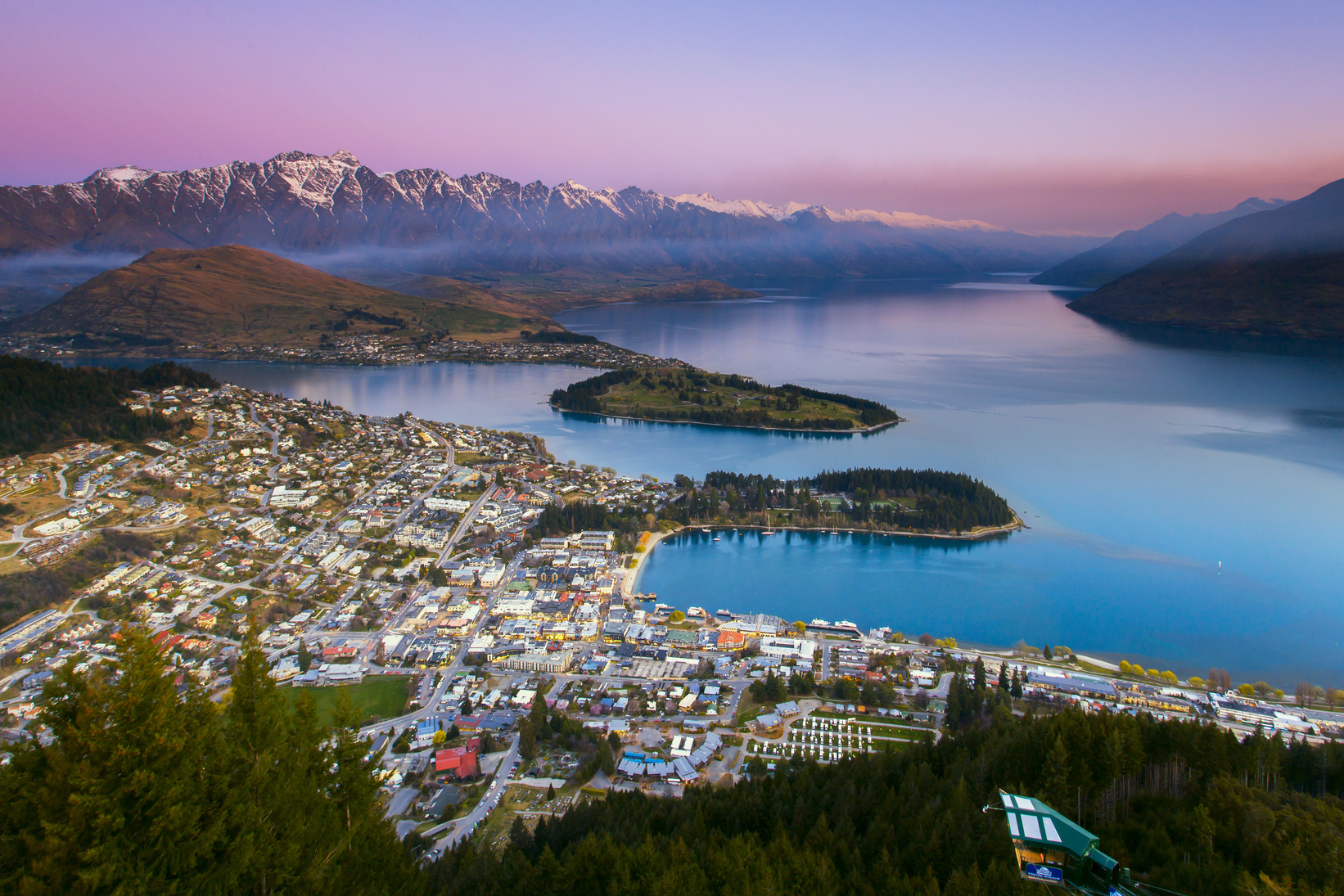 Sunset at Queenstown