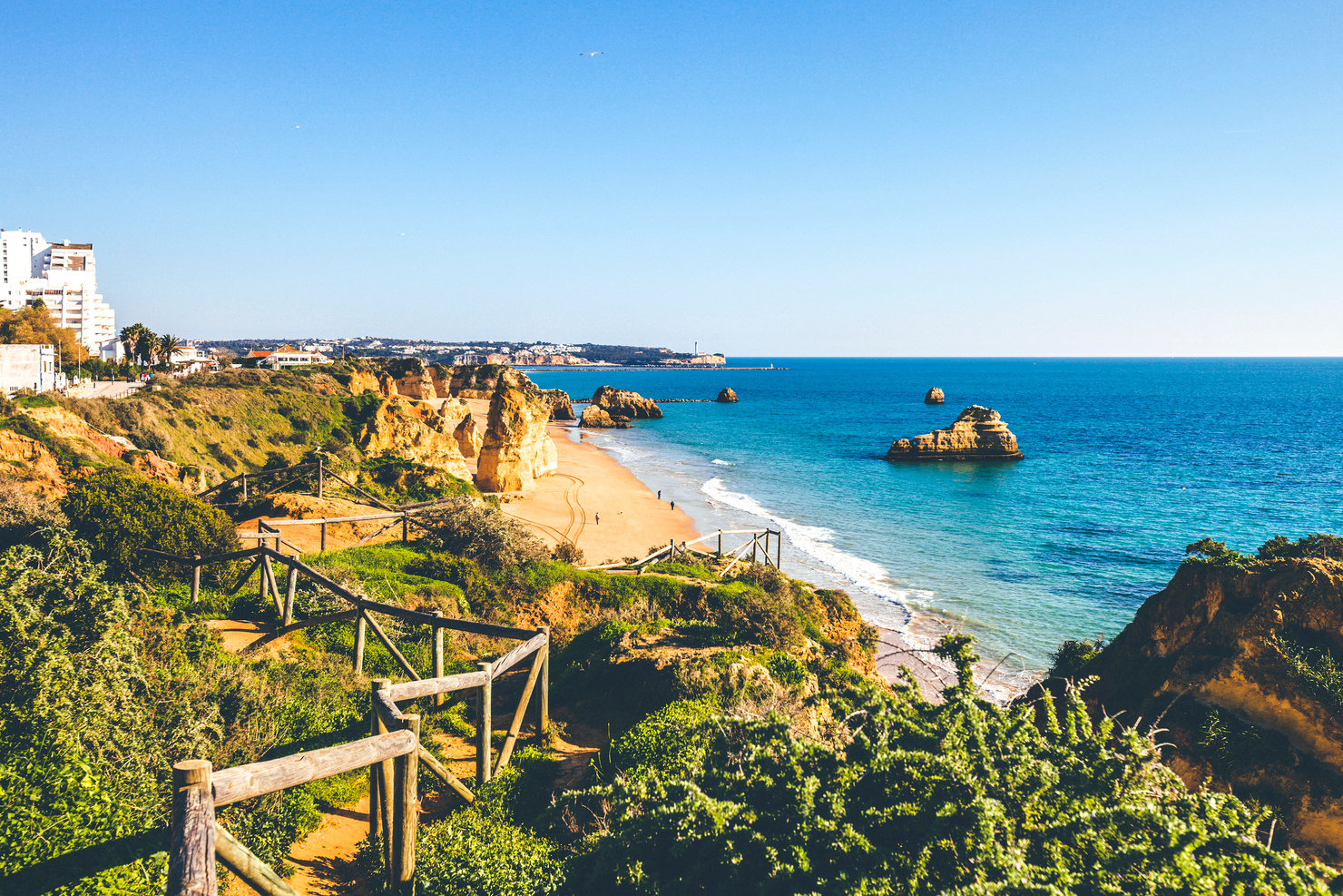 Algarve beaches.