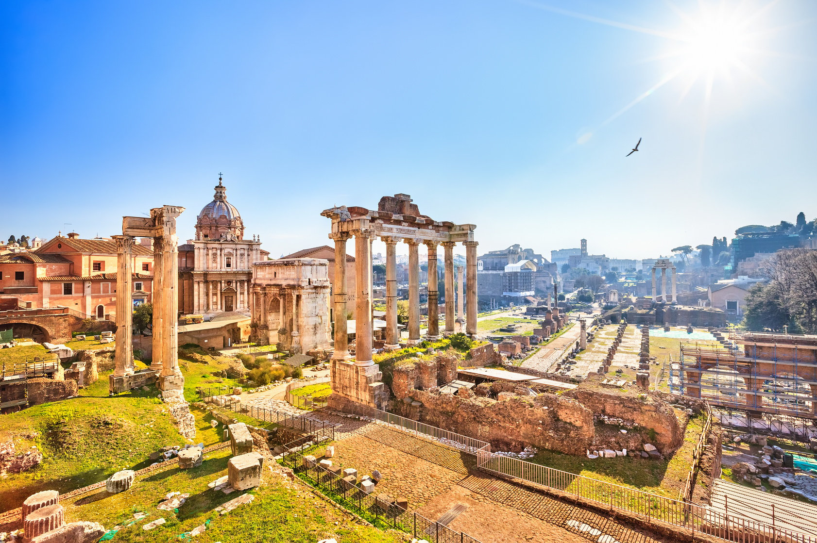 Roman ruins in Rome, Forum