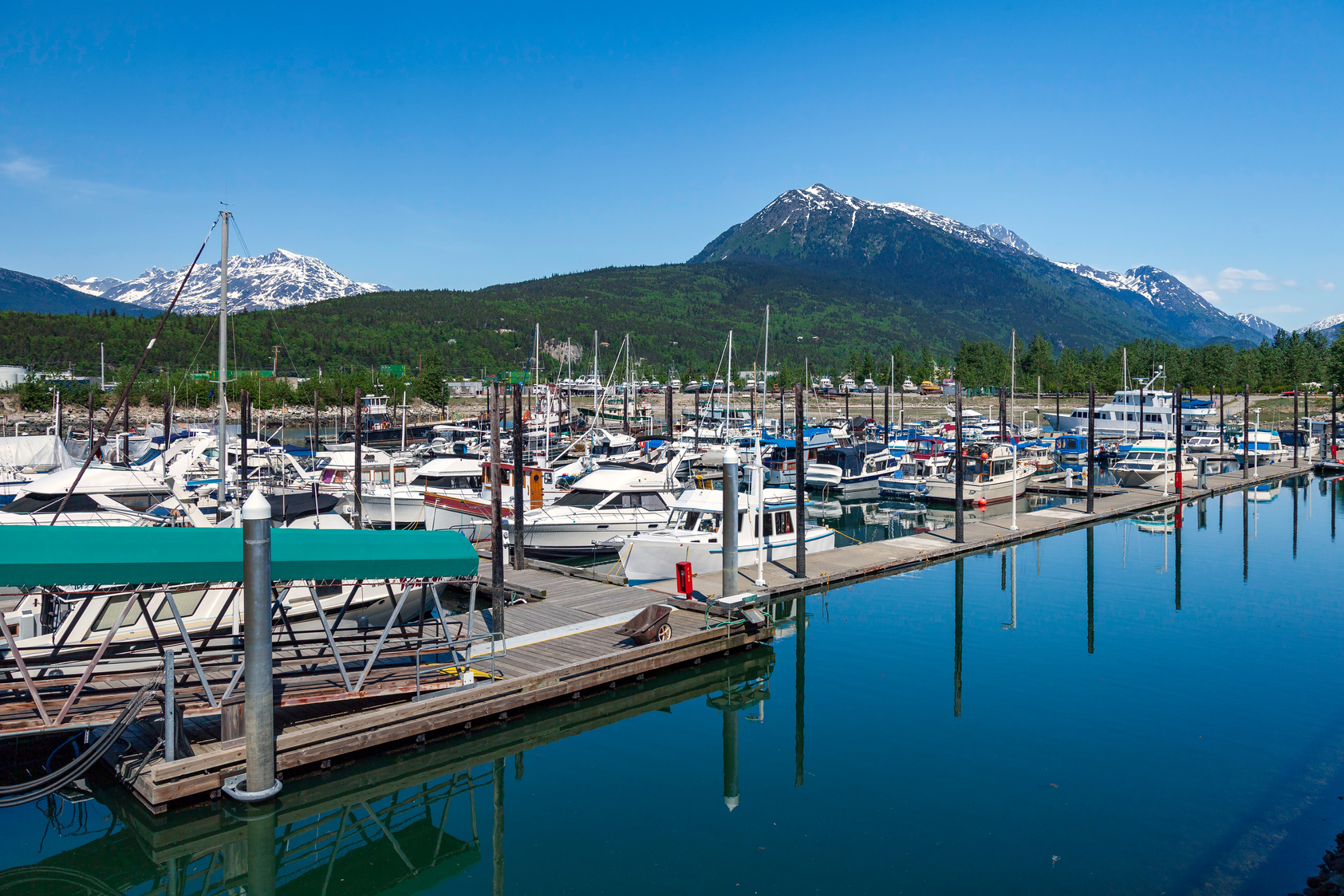 Marina at Skagway Alaska