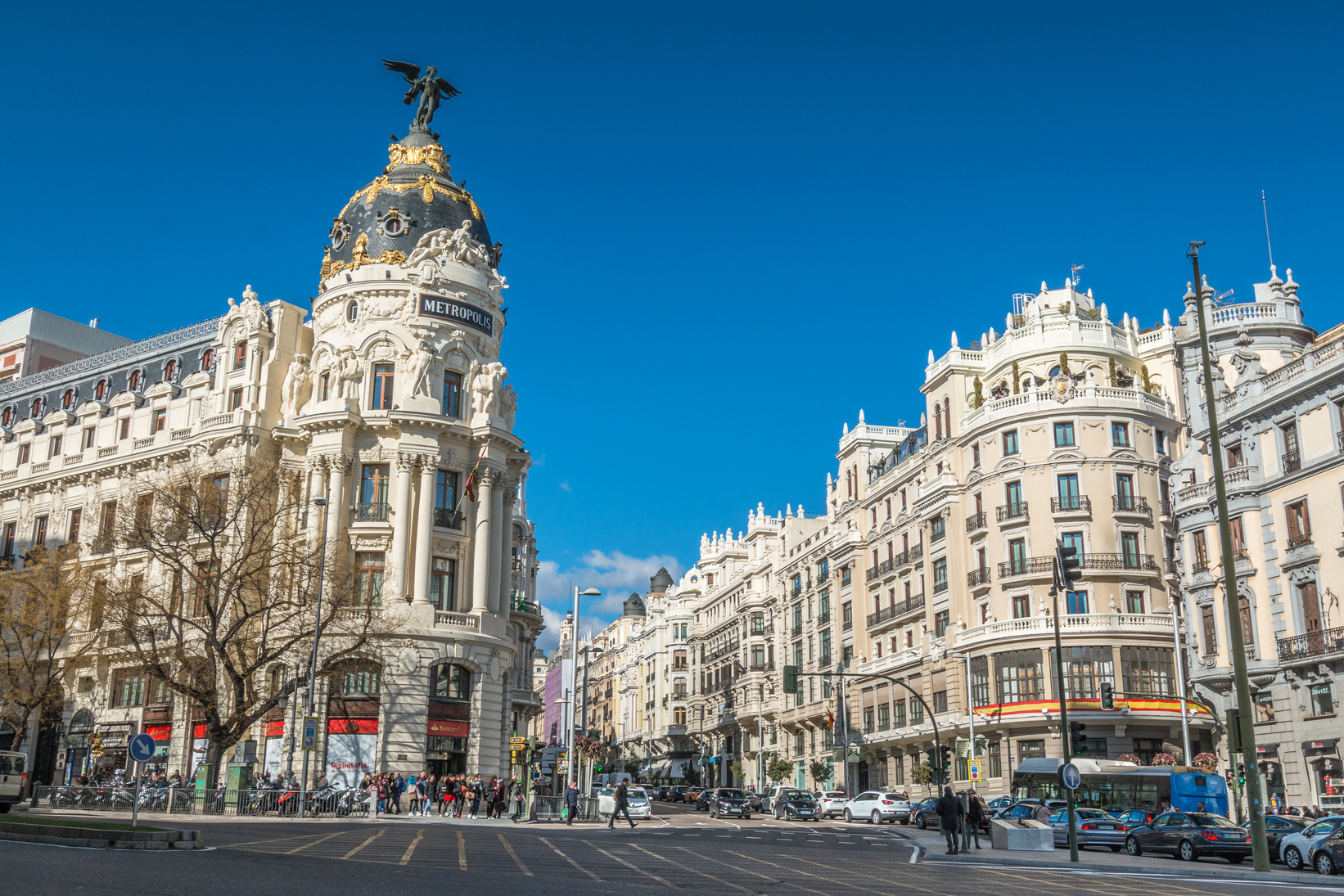 Old buildings of Madrid