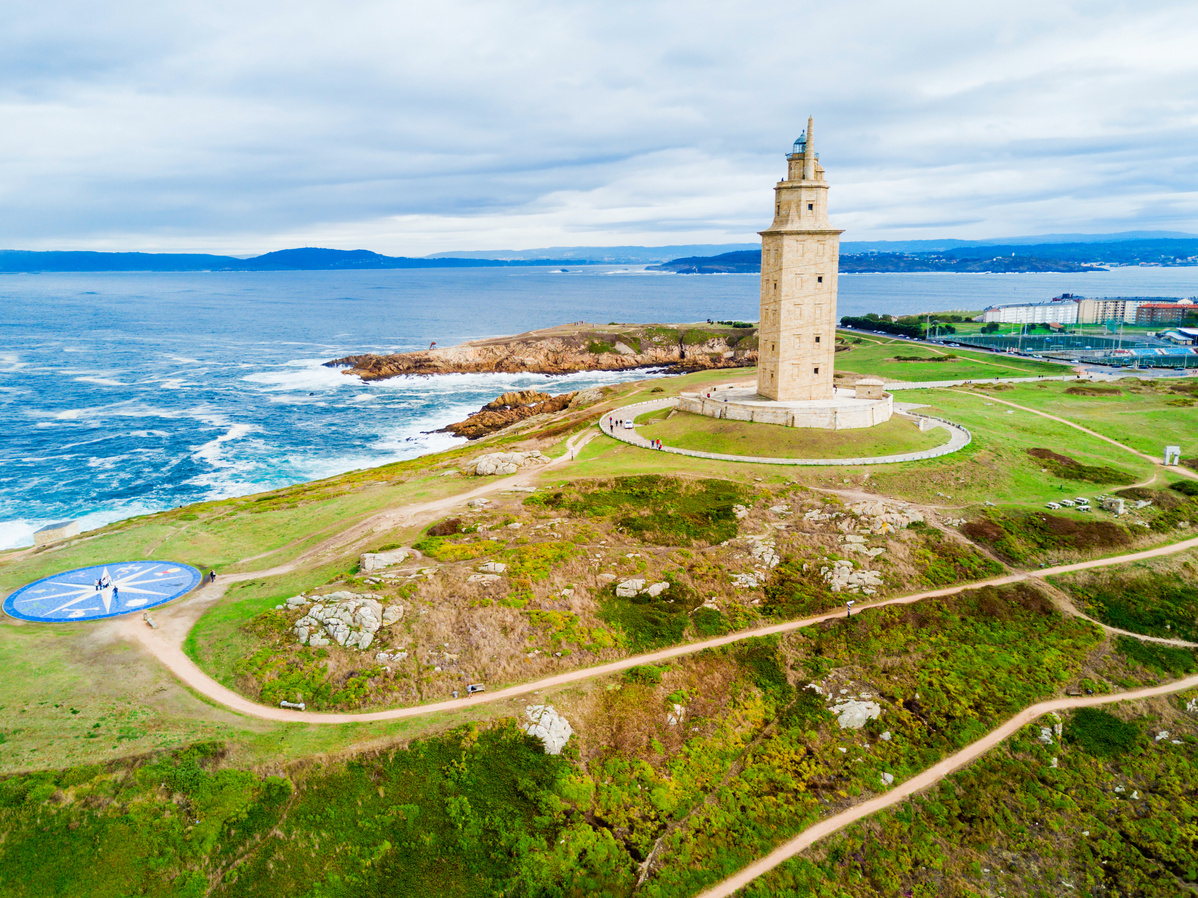 Tower of Hercules Torre in a Coruna