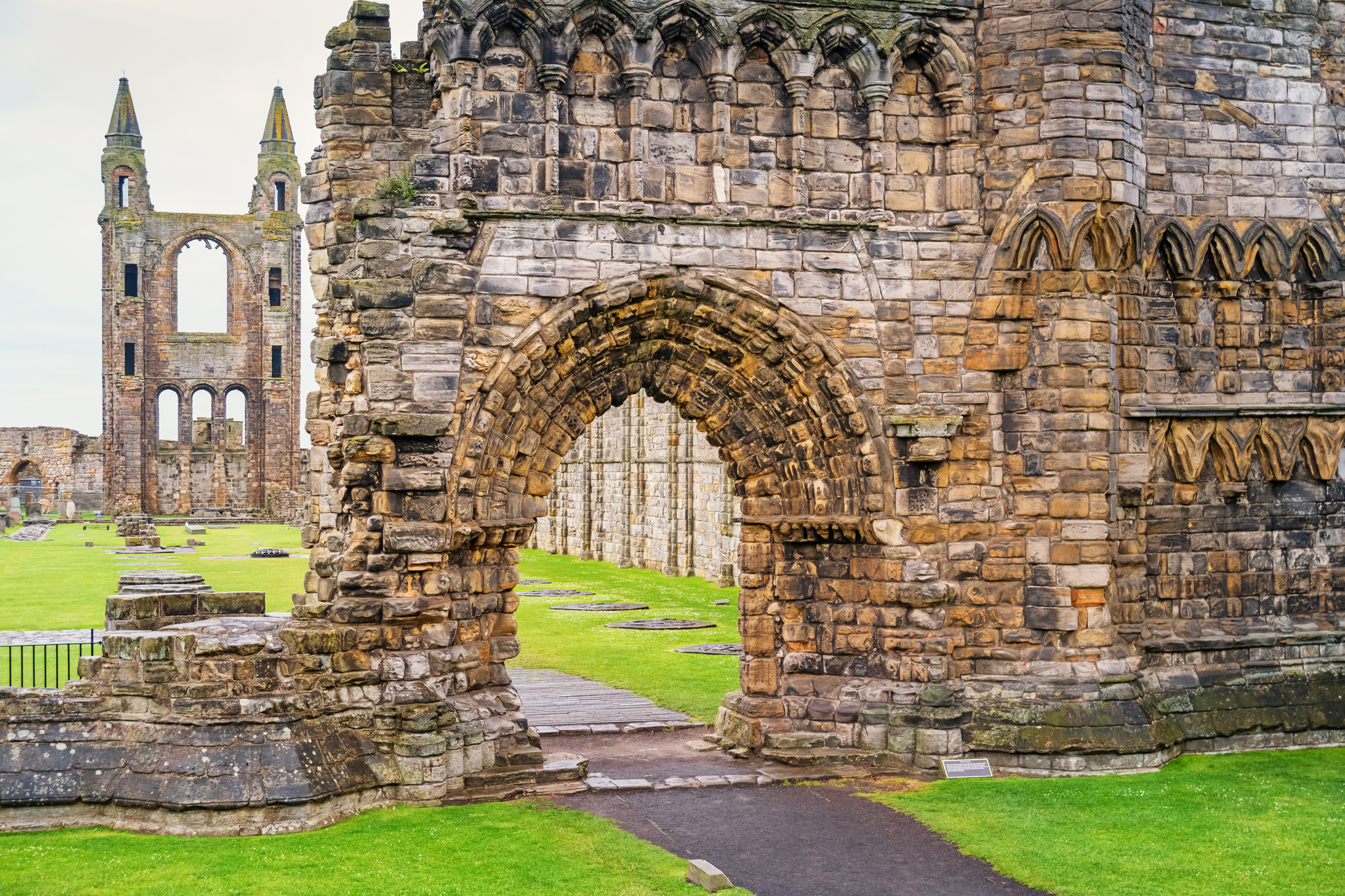 St Andrews Cathedral in St Andrews Scotland