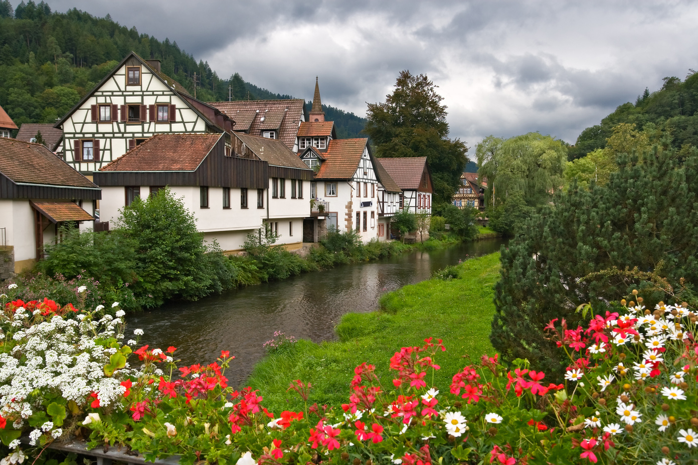 The Village of Schiltach in the Black Forest, Germany