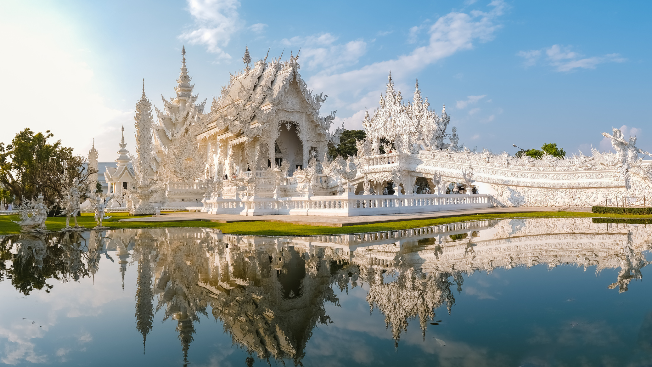 White Temple Chiang Rai Thailand, Wat Rong Khun Chiang Rai, Northern Thailand