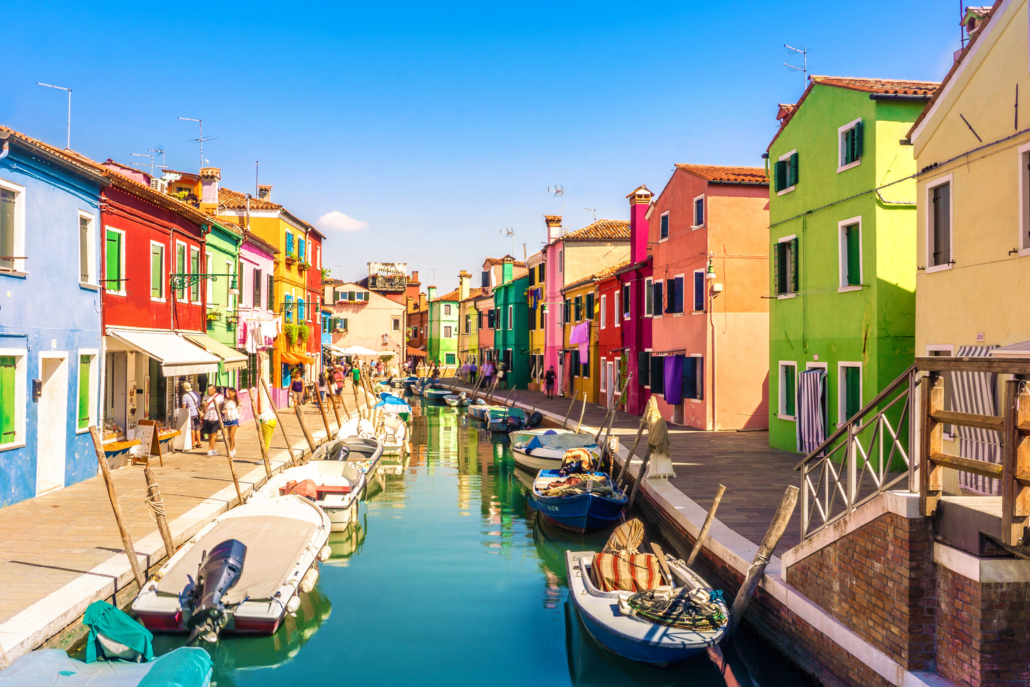 Burano island near Venice, Italy